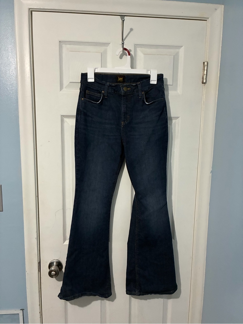 Lee Women's Dark Indigo Flare Jeans